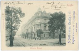 Teplice Teplitz Meissnerova ulice 1900