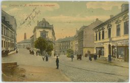 Jablonec Gablonz Mozartova Gebirova tramvaj 1905
