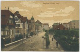 Duchcov Teplice vilová čtvrt 1916