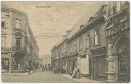 Duchcov ulice Quelle Karl Freund nakl. Macas 1923