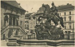 Olomouc pomník Césara foto Švec 1941