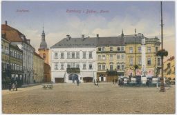 Rumburk Rumburg Děčín náměstí 1915