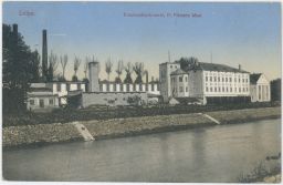 Česká Lípa Leipa přádelna bavlny P. Römers 1916