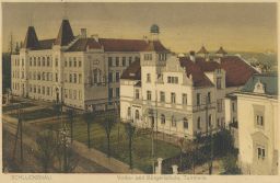 Šluknov Děčín škola tělocvična 1916