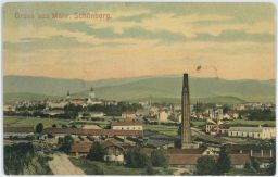 Šumperk Mährisch Schönberg pila celkový pohled 1908