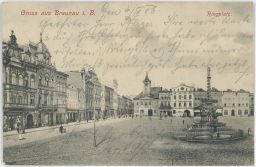 Broumov Braunau náměstí Náchod