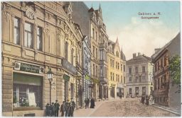 Jablonec Gablonz Gebirgstrasse obchody café