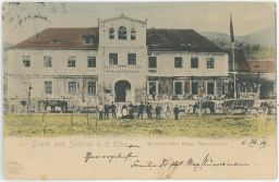 Dolní Zálezly Salesel Ústí nad Labem restaurace Haus Oesterreich 1909