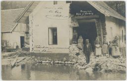 Mladovice Popovice Benešov povodeň 1914