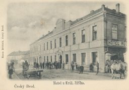 Český Brod Kolín Hotel u Krále Jiřího nakl. Diblíček