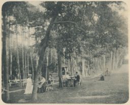 Praha Kunratice lesní restaurace Zelené domky nakl. Franěk 1911
