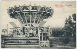 Bratislava Petržalka Pozsony Pressburg kolotoč s letadly 1917