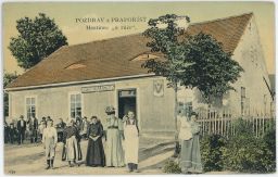 Prapoříště Kdyně Domažlice Hostinec U růže nakl. Kuneš 1911