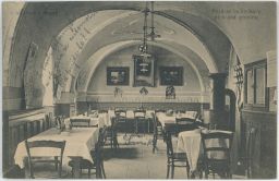 Jindřichův Hradec Šmíkova plzeňská pivnice nakl. Hanek 1914