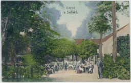 Sadská Nymburk restaurace lázně 1910