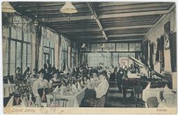 Letiny Plzeň-jih lázně jídelna nakl. Kašpárek 1906