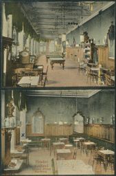 Hradec Králové Grand Hotel kavárna interier 1909