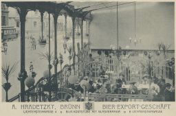 Brno restaurant A. Hradetzky Lichtensteingasse