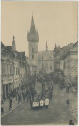 Dvůr Králové Palackého Anna Šípková módní zboží procesí 6.2.1927