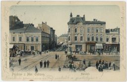Ostrava náměstí trhy obchody automat bufet 1904