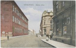 Ostrava Vítkovice Idova ulice reklama Maggi hostinec 1919