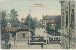 Bohumín Oderberg Nádražní ulice tramvaje 1907