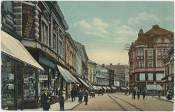 Ostrava Hauptstrasse Drogerie Huwar 1914