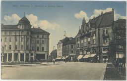 Ostrava Obchodní a živostenská banka obchody 1915