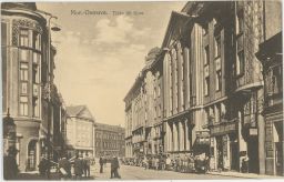 Ostrava Třída 28. října hotel Vinárna Weinstube nakl. Guttmann 23.7.1923