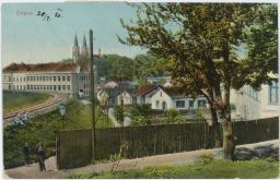 Železnice Orlová Karviná nakl. Buchsbaum 1920