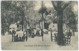 Brno Pisárky zahradní restaurace Jägerhaus 1906