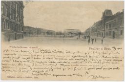 Brno Winterhollerovo náměstí nakl. Ascher a Redlich 1900