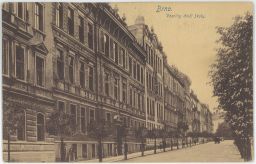 Brno Vesniny dívčí školy 1917 (odesláno až 1946)