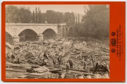 Následky povodně u Negrelliho viaduktu, 1872, kabinetka
