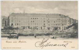 Brno Bahnring tramvaj 1899