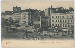Brno Ferdinandova Masarykova hotel Padovetz 1908