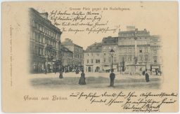 Brno Grosser Platz Rudolfgasse Ascher Redlich 1900