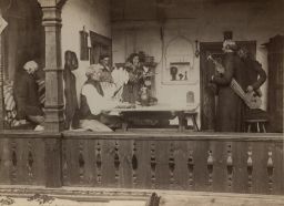 Národopsná výstava českoslovanská, Námluvy na Plzeňsku, 1895, kabinetka