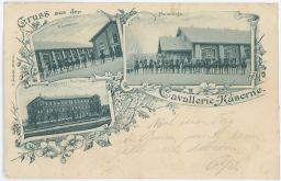 Brno Královo pole armáda vojsko kasárna kavalerie 1899