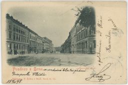 Brno Veverská ulice Veveří nakl. Šebek 1898