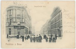 Brno Augustýnská ulice Café Moravia 1903