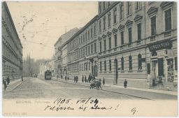 Brno Parkstrasse Drobného ulice Heinrich Weiss 1905
