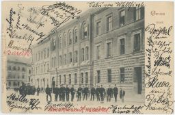 Brno Veveří kasárna četnictva 1900