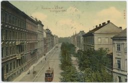 Brno Šmerlingova třída kpt. Jaroše tramvaj 1905