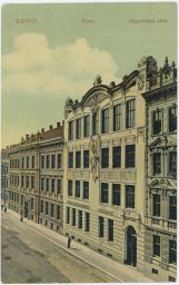 Brno Vesna Augustinská ulice 1911