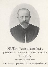 MUDr. Václav Šamánek poslanec sněm Liberec
