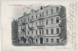Marienbad Mariánské lázně Cheb Dům Montreux 1919