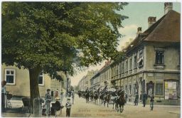 Josefov Náchod Hradecká ulice armáda vojsko kasárna 1912