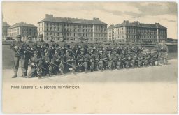 Praha Vršovice vojsko armáda kasárna c.k. pěchoty