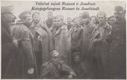 Josefov Jaroměř Náchod vojsko armáda RU zajatí Rusové 1915